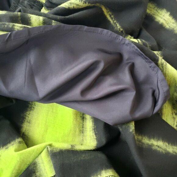 Kate Hewko Black and Neon Lime Long Green Skirt - Picture 9 of 11